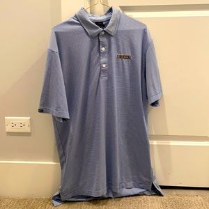 Men’s Dunning EZGO Golf Polo Blue/White M